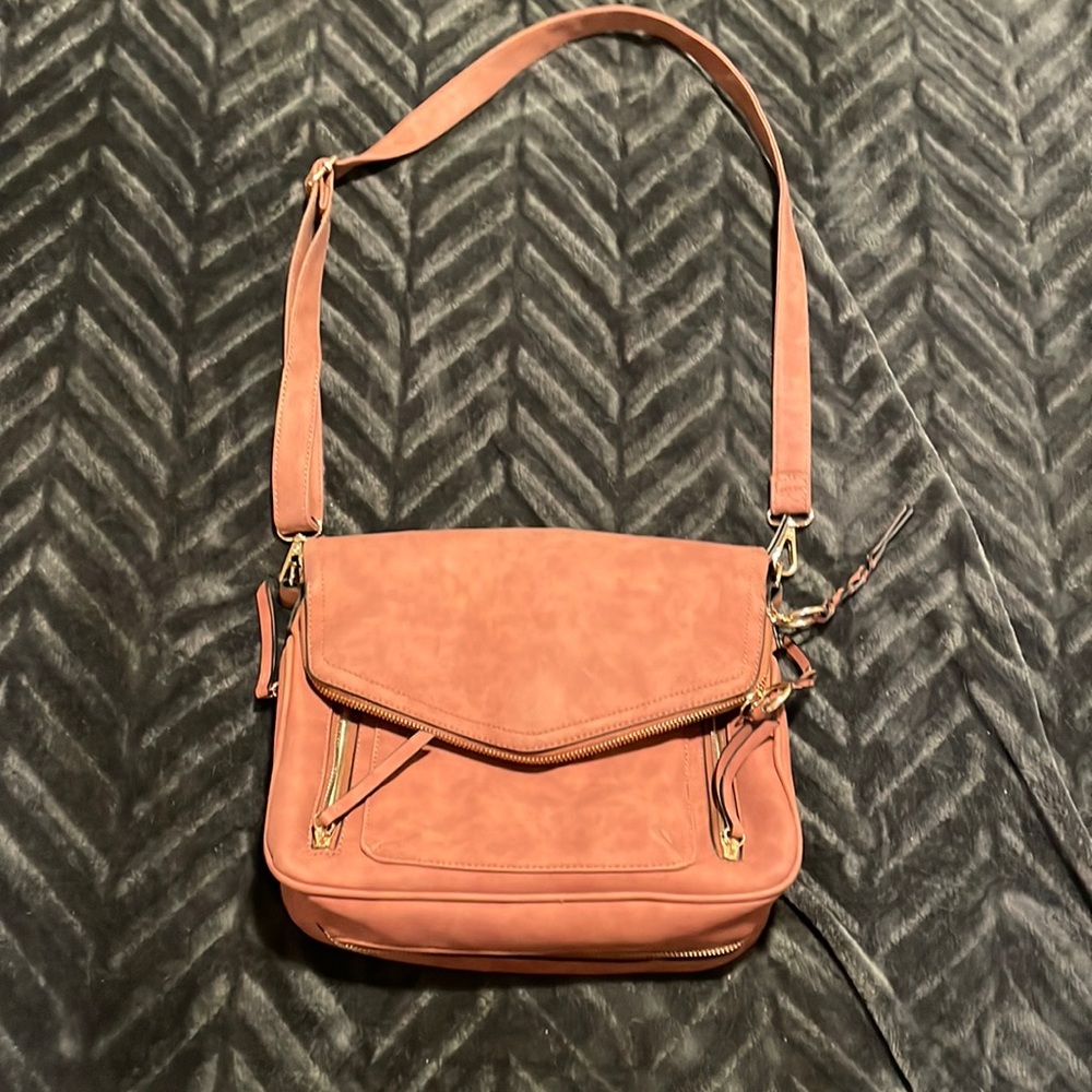 Suede purse